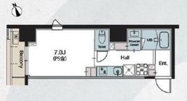 ラグゼナ平和島 4階 間取り図