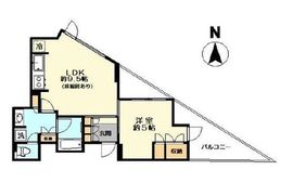 パークコート山王二丁目 4階 間取り図