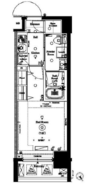 アクサス池袋レジデンス 9階 間取り図