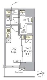 ザ・ライオンズフォーシア文京湯島 802 間取り図