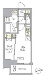 ザ・ライオンズフォーシア文京湯島 903 間取り図