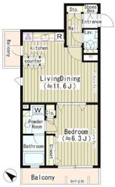 ヨークレジデンス 105 間取り図