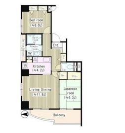ラグーナ東池袋 202 間取り図