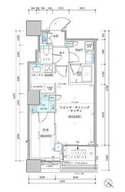 パークタワー勝どきミッド/サウス 5階 間取り図