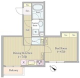 K's court高輪台 201 間取り図