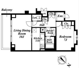 ガーデン渋谷氷川 303 間取り図