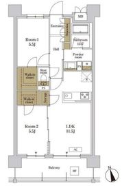 RJRプレシア川口 503 間取り図