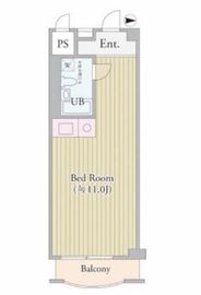 パークグレース新宿 902 間取り図