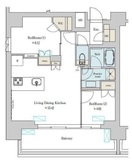 ブリリアイスト上野稲荷町 1301 間取り図