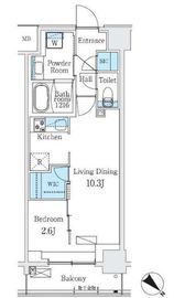 Urban Breeze 巣鴨 509 間取り図