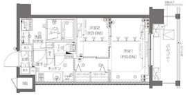 ZOOM新宿西落合 2階 間取り図