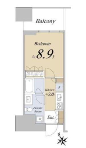 麻布台ヒルズレジデンスB 11階 間取り図