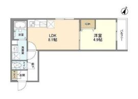 ウェルスクエア渋谷本町 102 間取り図
