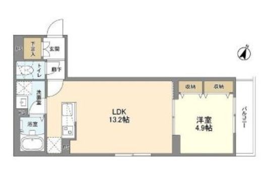 ウェルスクエア渋谷本町 303 間取り図
