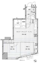 デュオ・スカーラ渋谷 5階 間取り図