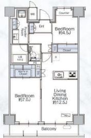 クラシアム神奈川台場 115 間取り図
