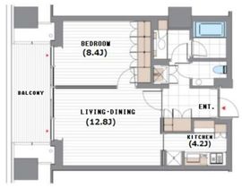 虎ノ門ヒルズレジデンシャルタワー 16階 間取り図