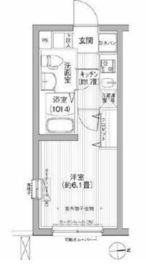 ローレル戸越 101 間取り図