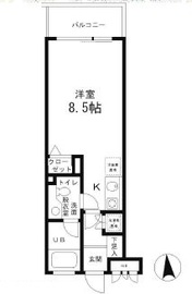 レジディア笹塚 314 間取り図