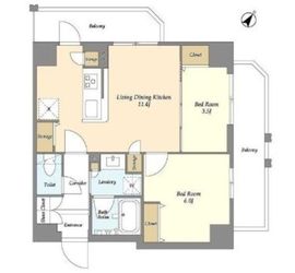 リテラス三ノ輪ウエスト 306 間取り図