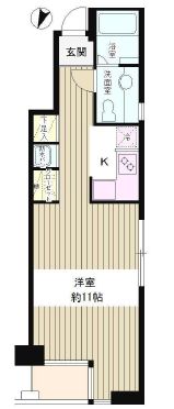 FLATS一番町 302 間取り図