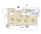 シティタワーズ板橋大山ノースタワー 14階 間取り図