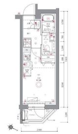 AZEST阪東橋Ⅱ 5階 間取り図