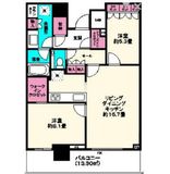 ザ・タワー横浜北仲 26階 間取り図