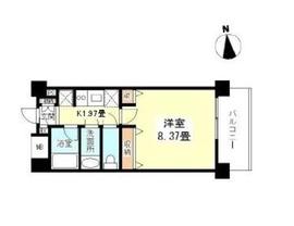 スタイリオ妙蓮寺 307 間取り図