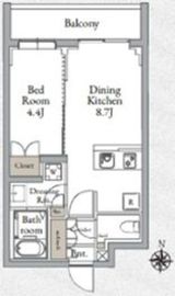 LiveCasa千鳥町 302 間取り図