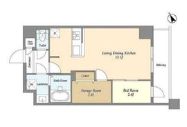 アルファコート曳舟2 702 間取り図