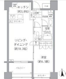 エーデル練馬 605 間取り図
