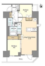 グランカーサ船堀Ⅱ 903 間取り図