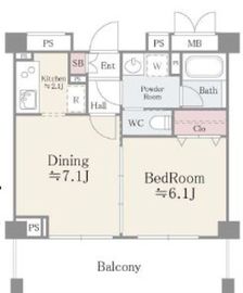 フォリアージュ青葉台 301 間取り図