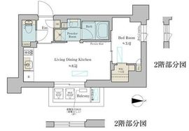 ブリリアイスト武蔵小杉 702 間取り図