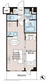 CREATIF三軒茶屋 405 間取り図