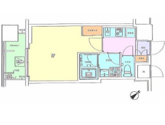 代々木パークハイツ 202 間取り図