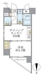プラティーク目白 102 間取り図