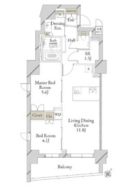 LiveCasa文京千石premier 501 間取り図