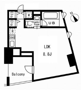 フルハウス代々木 502 間取り図