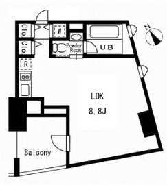 フルハウス代々木 502 間取り図