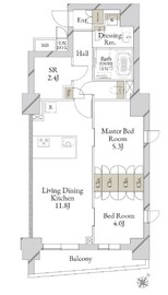 LiveCasa文京千石premier 902 間取り図