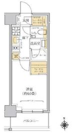 グレーシアフィット横浜 703 間取り図
