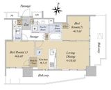 シティタワーズ板橋大山ノースタワー 13階 間取り図