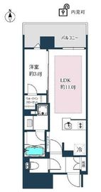 ブリリア目黒大橋 5階 間取り図