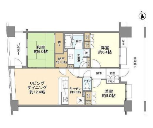 パークホームズ高井戸グランファステール 4階 間取り図