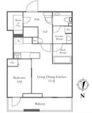 三田ガーデンヒルズ NORTH HILL 6階 間取り図