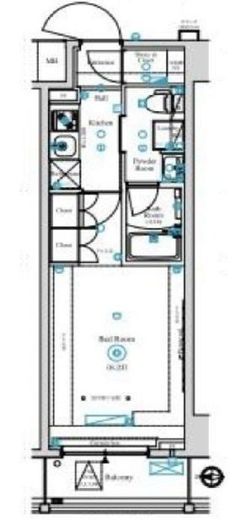 ARKMARK南千住RESIDENCE (アークマーク南千住レジデンス) 5階 間取り図