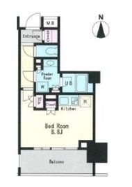 アトラス浅草 4階 間取り図