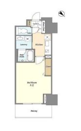 フロンティア新宿タワー 2207 間取り図